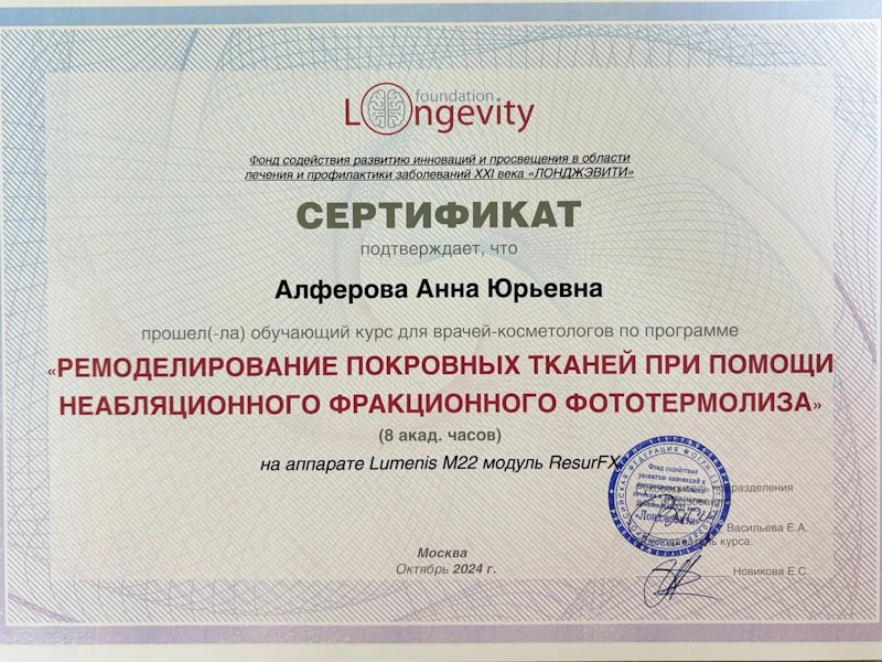 Алферова Анна Юрьевна